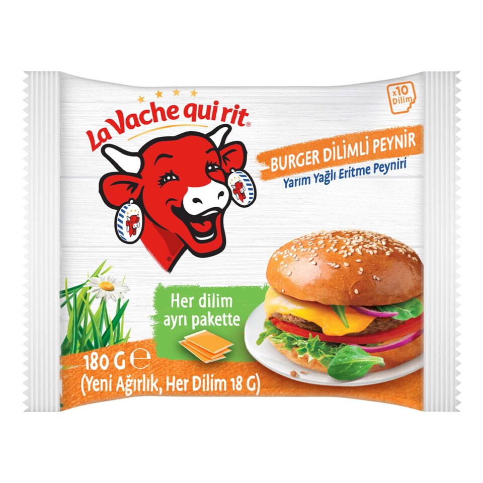 LA VACHE QUİRİT BRGR  DİL. CHEDDARLI PEYNİR 180GR